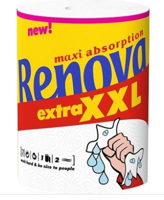 Rollo Papel De Cocina Celulosa Máxima Absorción Xxl