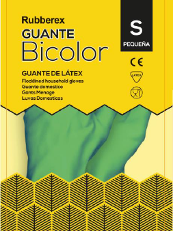 Guante Menaje Reforzado Bicolor