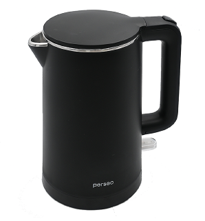 HERVIDOR SIENA 1 L - 1360 W - ACERO INOX 304, ACABADO EN NEGRO