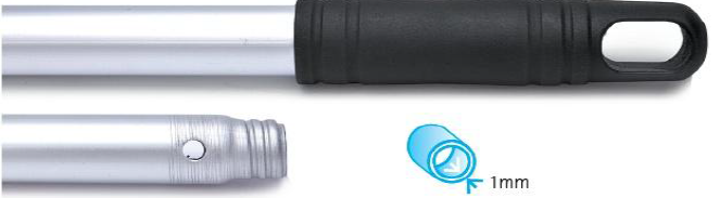 Mango Aluminio Anodizado 150 cm