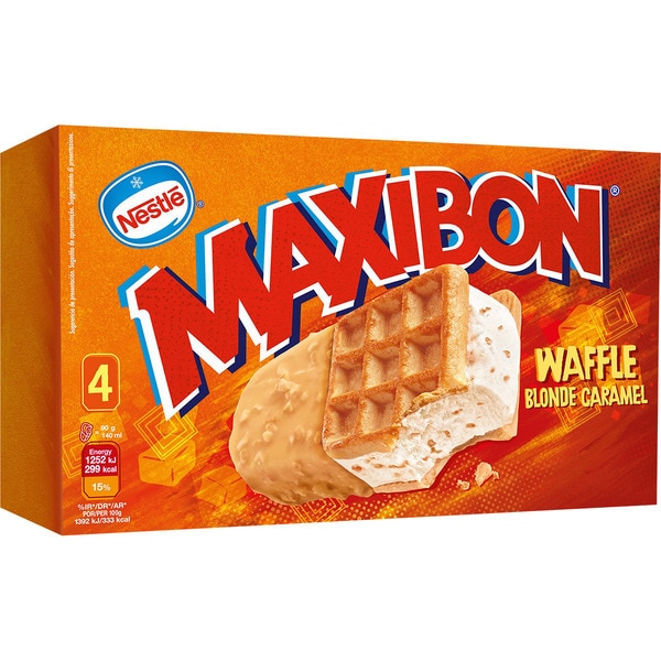 Maxibon Waffle Caramelo