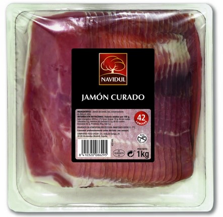 JAMON SERRANO CURADO PAQUETE 2 KG